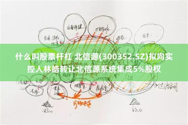 什么叫股票杆杠 北信源(300352.SZ)拟向实控人林皓转让北信源系统集成5%股权