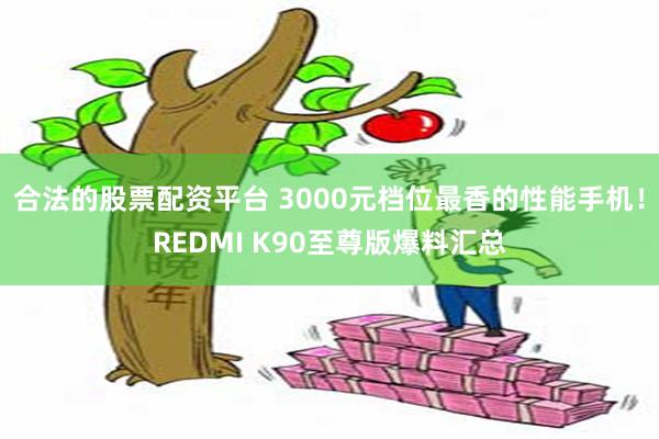 合法的股票配资平台 3000元档位最香的性能手机！REDMI K90至尊版爆料汇总