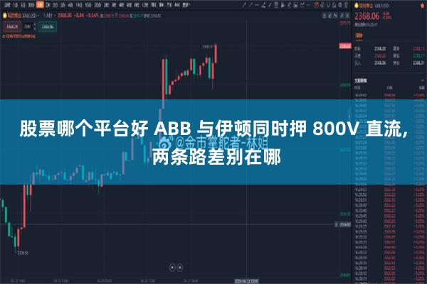 股票哪个平台好 ABB 与伊顿同时押 800V 直流, 两条路差别在哪