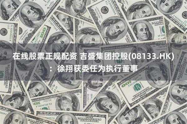 在线股票正规配资 吉盛集团控股(08133.HK)：徐翔获委任为执行董事
